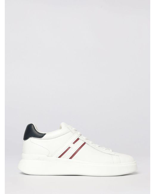 Hogan White H580 Leather Sneakers for men