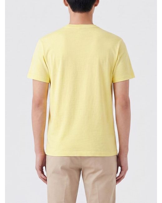 Colmar Yellow Basic Cotton T-Shirt for men