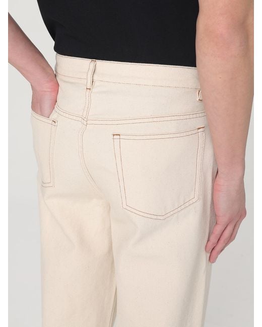 A.P.C. White Jeans for men