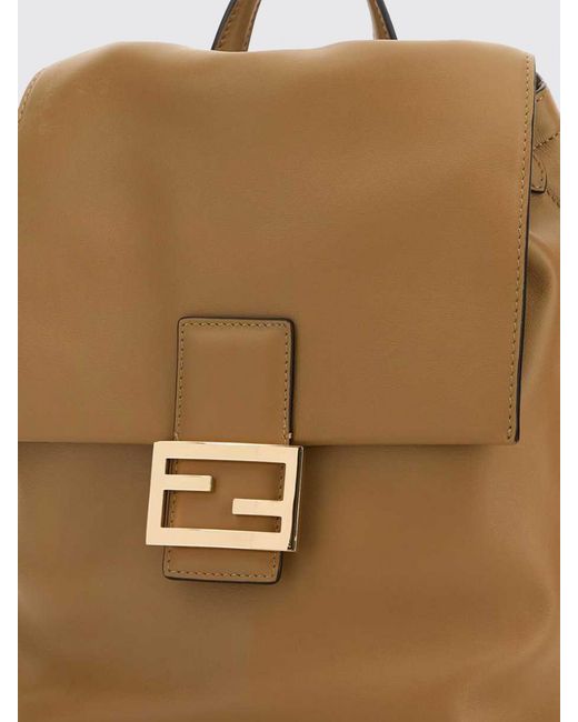 Fendi Natural Calfskin Backpack