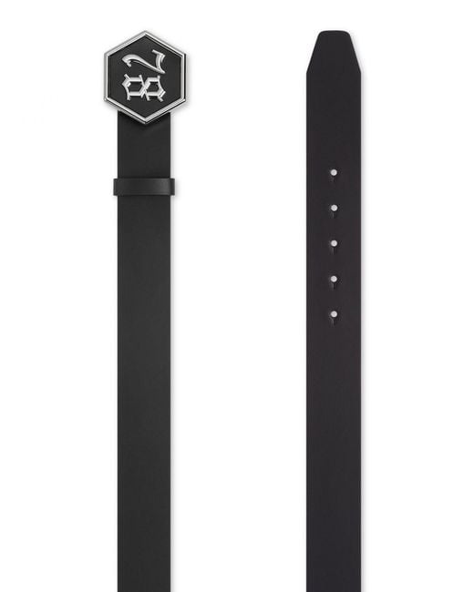 Philipp Plein Black Belt for men