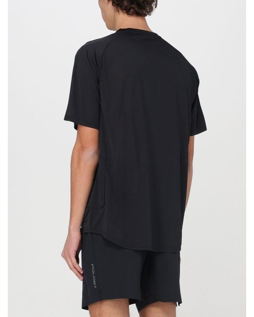 T-shirt con logo ricamato di Polo Ralph Lauren in Black da Uomo
