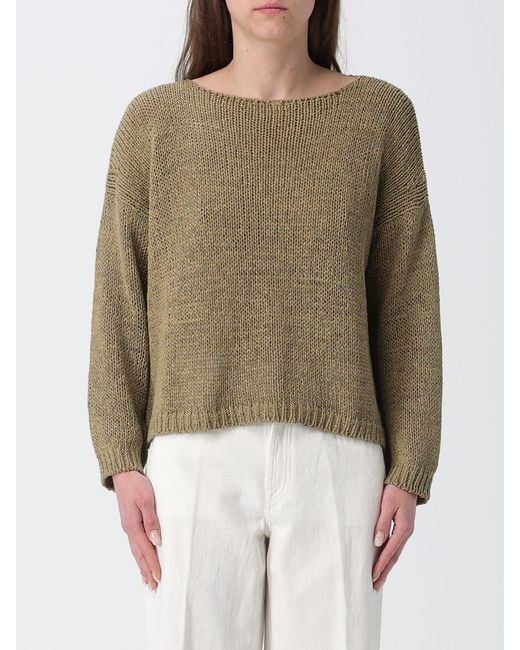 Roberto Collina Natural Cotton Blend Crew-Neck Sweater