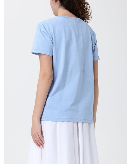 Fabiana Filippi Blue Basic Cotton T-Shirt