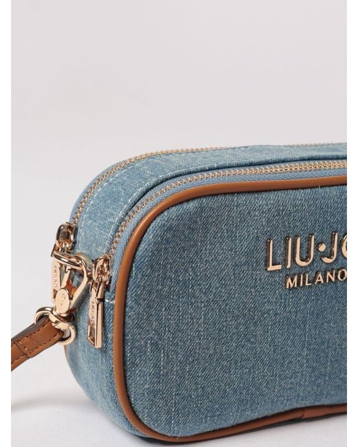 Liu Jo Blue Cotton Bag