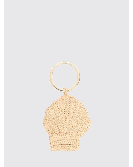 Manebí White Shell Keyring