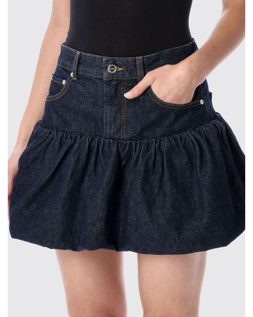 Ganni Blue Skirt