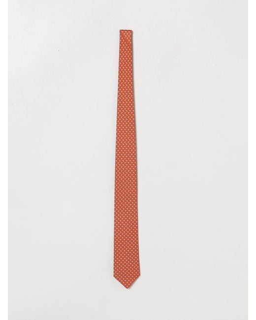 Ferragamo White Helicopter Print Silk Tie for men