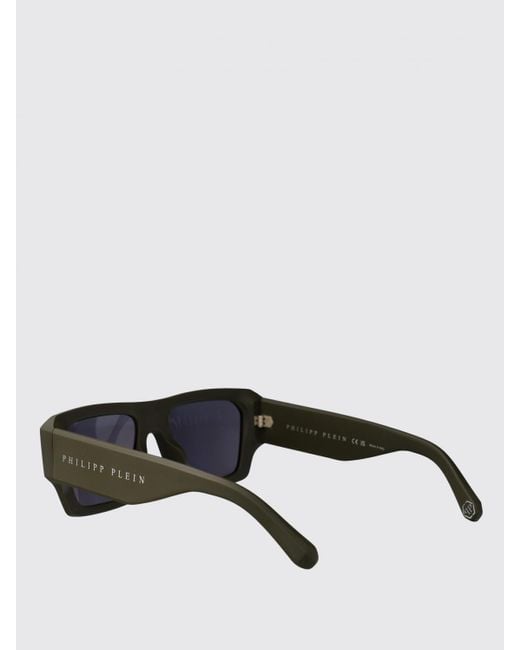 Philipp Plein Gray Sunglasses for men