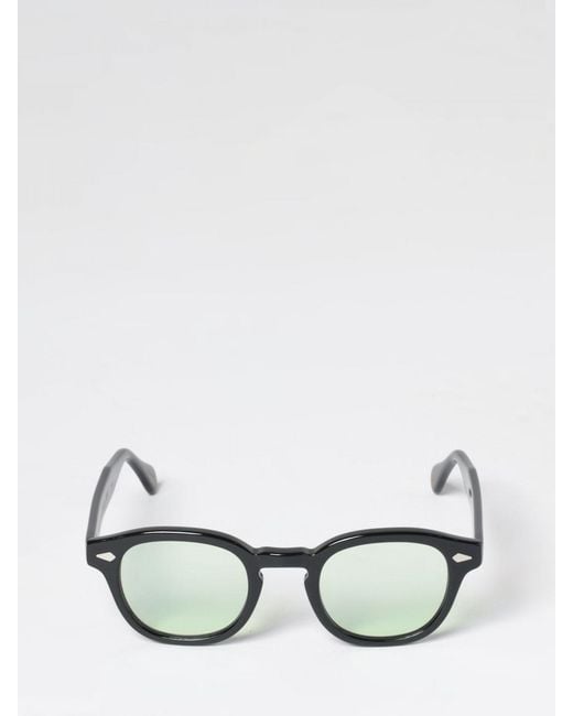 Moscot White Lemtosh Base 2 Acetate Sunglasses for men
