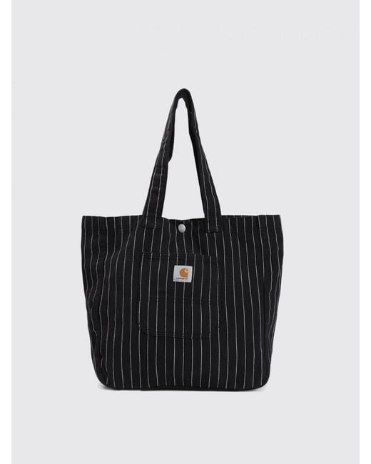 Carhartt Black Pinstripe Tote Bag for men