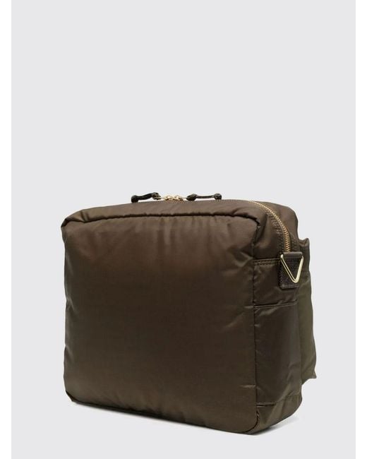 Porter-Yoshida and Co Brown Nylon Shoulder Bag for men