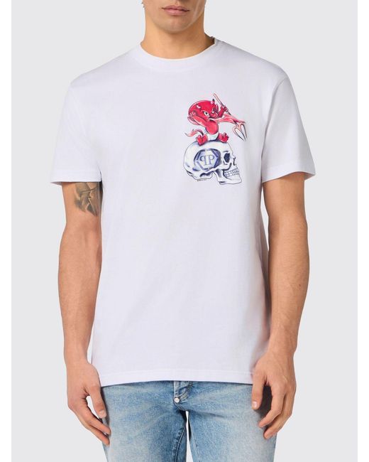 Philipp Plein White T-Shirt for men