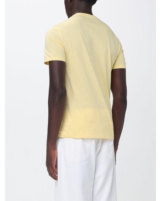 Polo Ralph Lauren White Slim Fit Cotton T-Shirt With Embroidered Logo And Crew Neck for men