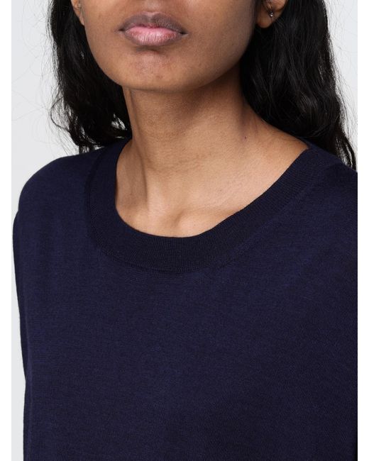 Maglia A Girocollo Basic di Roberto Collina in Blue