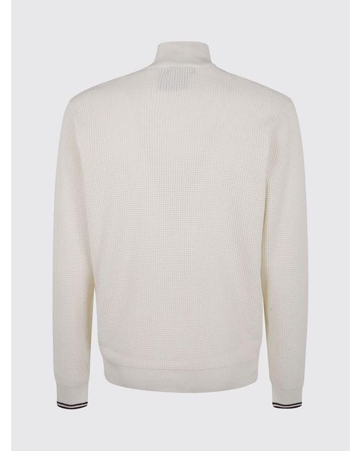 Sudadera Hombre Fred Perry de hombre de color White