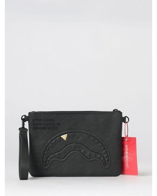 Sprayground Blacked Out Tooth Pouch for men