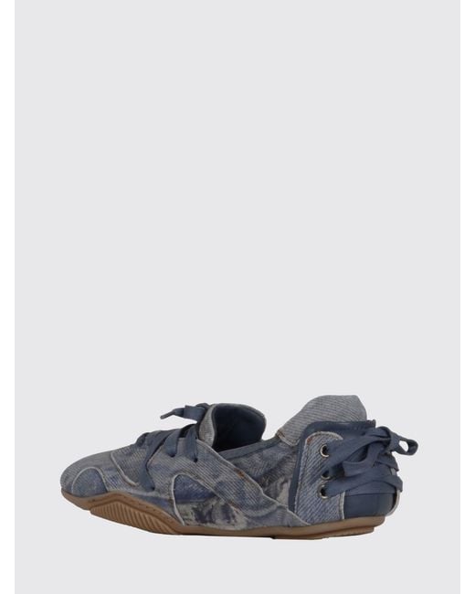 Acne Blue Used Denim Ballerinas