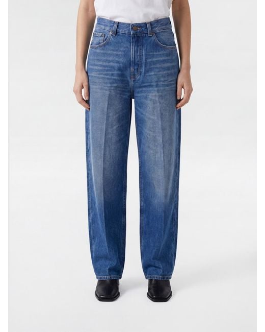 Vaqueros Baggy Bibi De Denim Haikure de color Blue