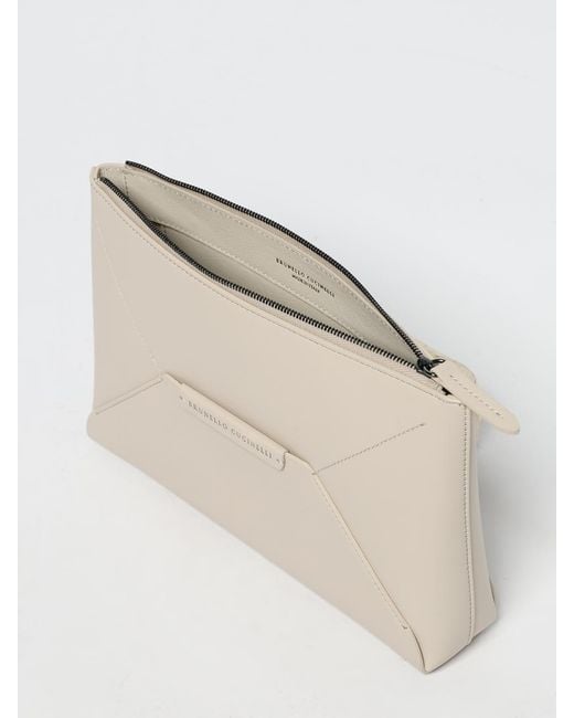 Brunello Cucinelli Natural Shoulder Bag