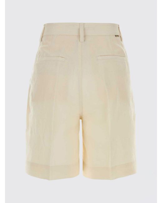 Woolrich Natural Linen Blend Shorts