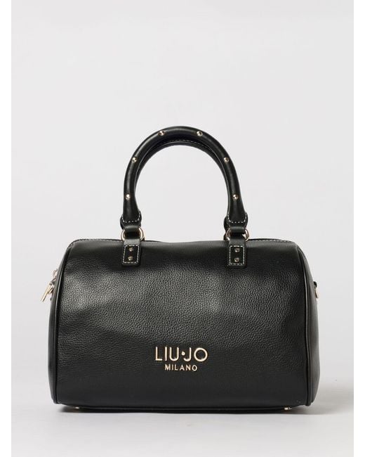 Liu Jo Black Grained Faux Leather Bag