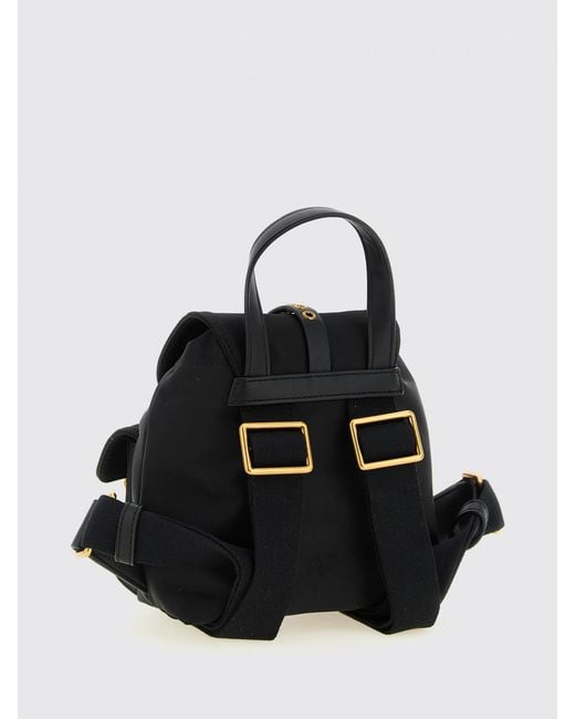Pinko Black Nylon Backpack
