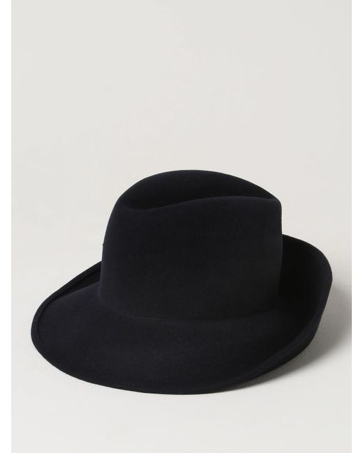 Emporio Armani Black Felt Hat