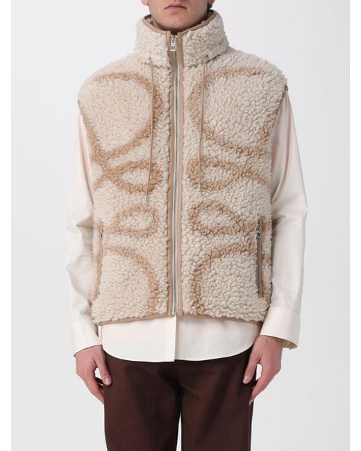 Chaleco De Forro Polar Con Cordón Anagram Loewe de hombre de color Natural
