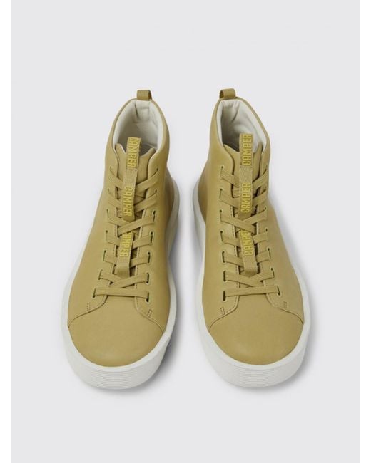 Camper Green Courb Sneakers In Calfskin for men