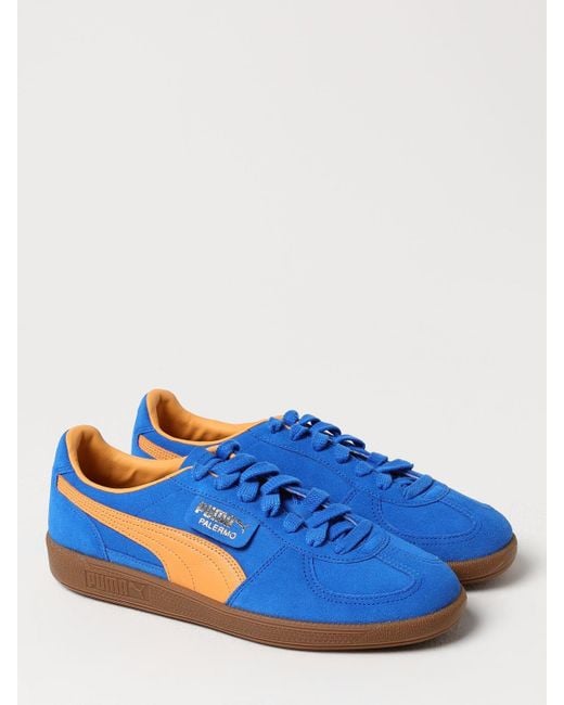 Sneakers Palermo in camoscio di PUMA in Blue da Uomo
