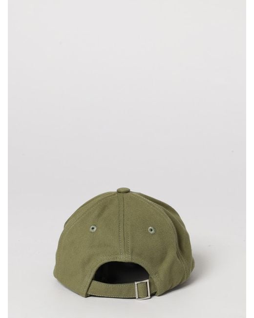 Jacquemus Green Cotton Baseball Cap for men