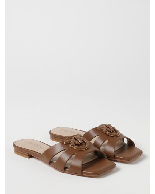 Mules Marli di Pinko in Brown