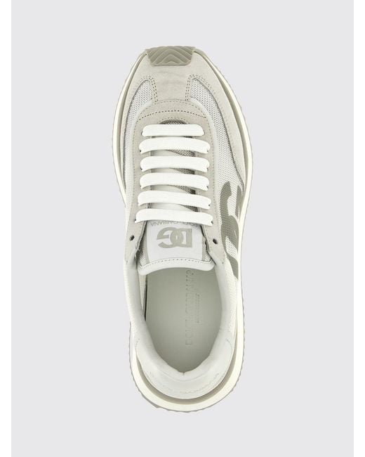 Dolce & Gabbana White Dolce &Amp Gabbana Dg Cushion Low Top Sneakers for men