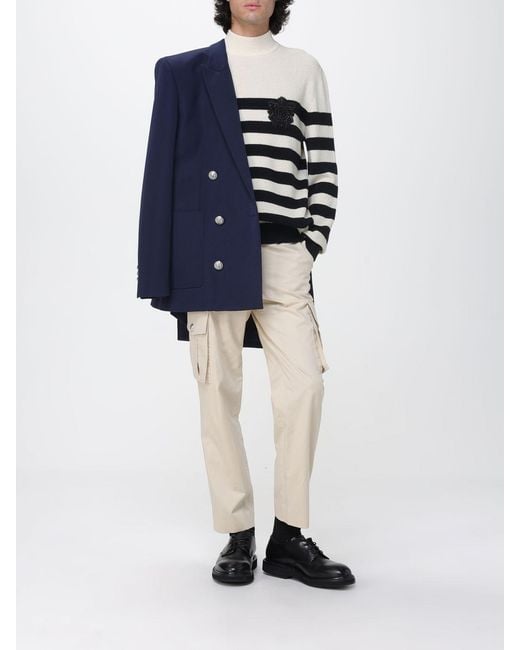 Balmain Blue Jacket for men