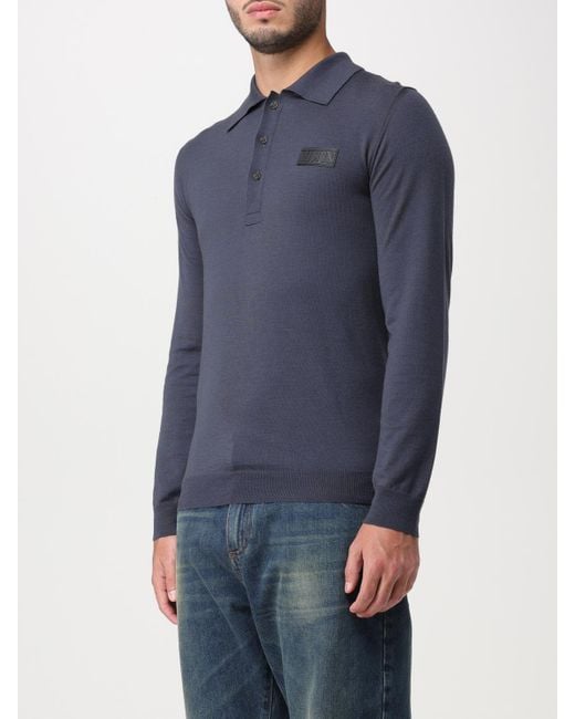 Valentino Blue Polo Shirt for men