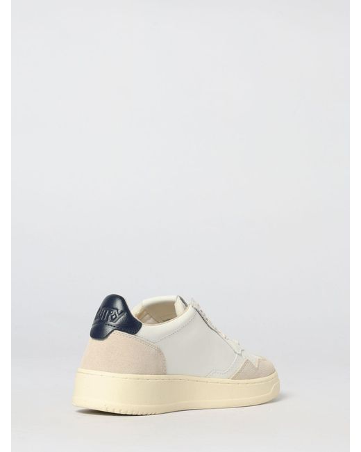 Autry Natural Medalist Low Leather Sneakers for men