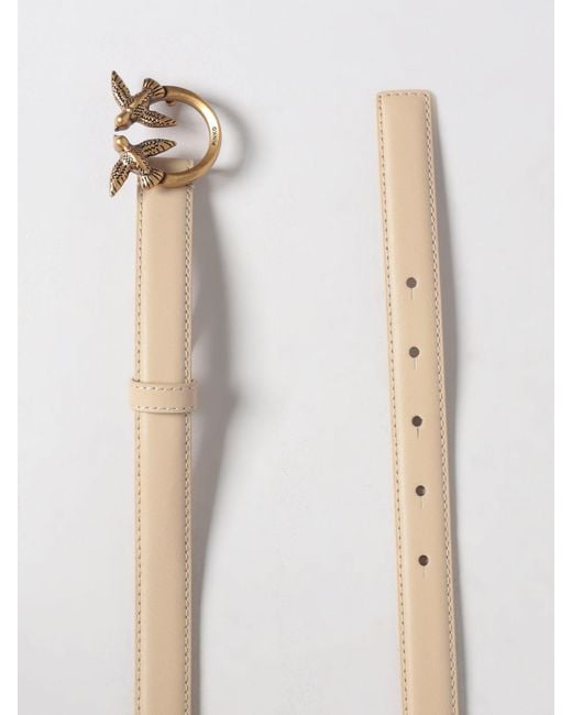 Pinko Natural Love Berry Leather Belt