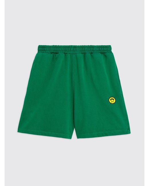 Barrow Green Cotton Sport Shorts