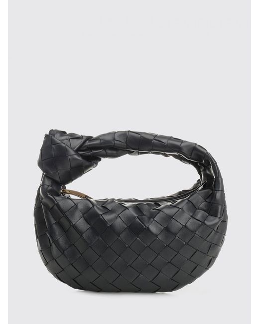 Bottega Veneta Gray Jodie Mini Woven Leather Bag