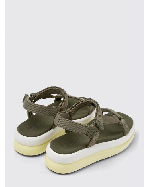 Camper Green Pelotas Platform Sandal