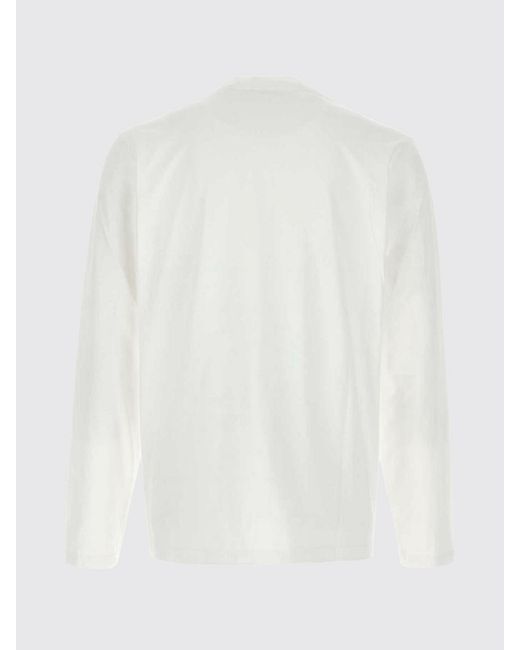 Autry White Cotton T-Shirt With Logo for men