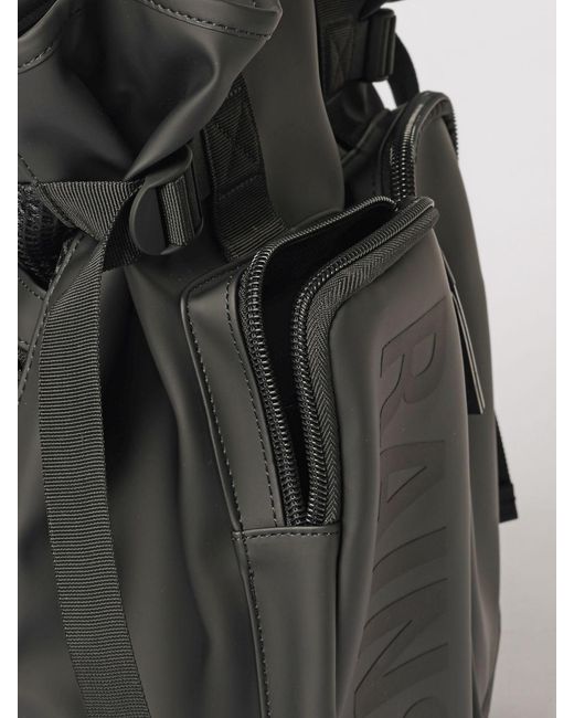 Rains Black Texel Tote Backpack for men