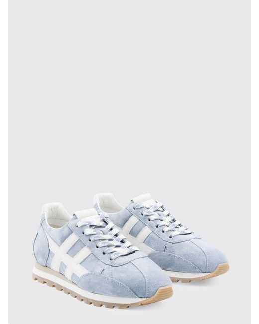 Hogan White 86Er Suede Sneakers