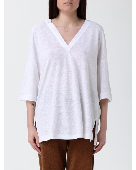 Kangra White Linen Knitwear