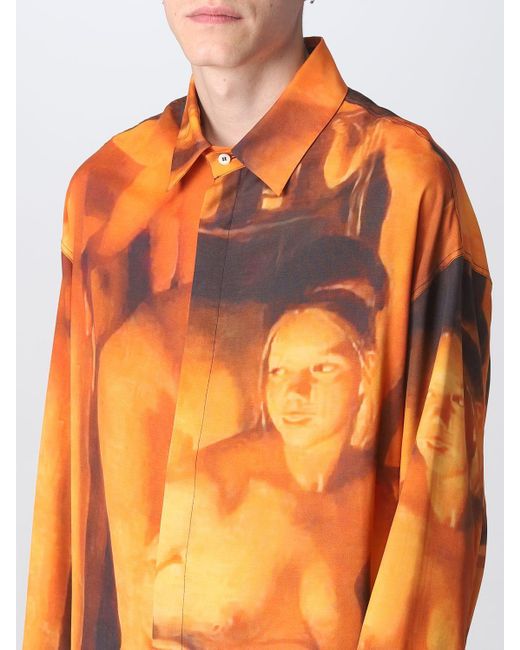 Camisa 424 de hombre de color Orange