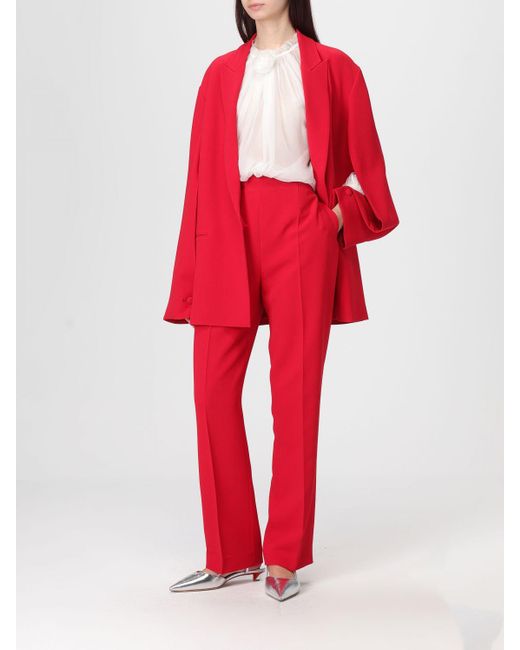 Alberta Ferretti Red Top