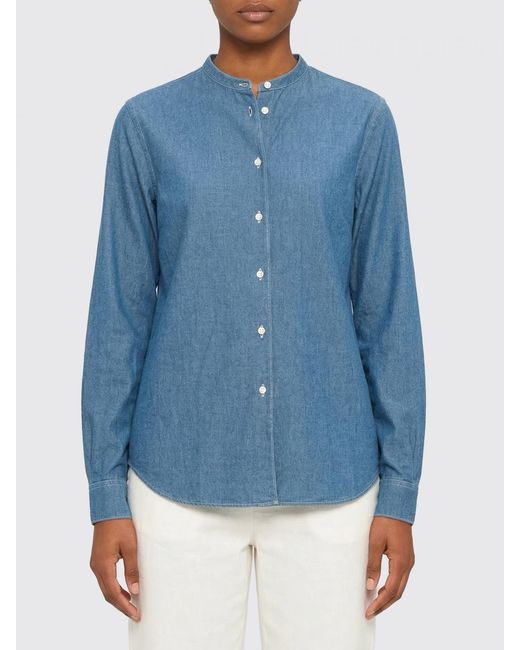 Aspesi Blue Cotton Shirt