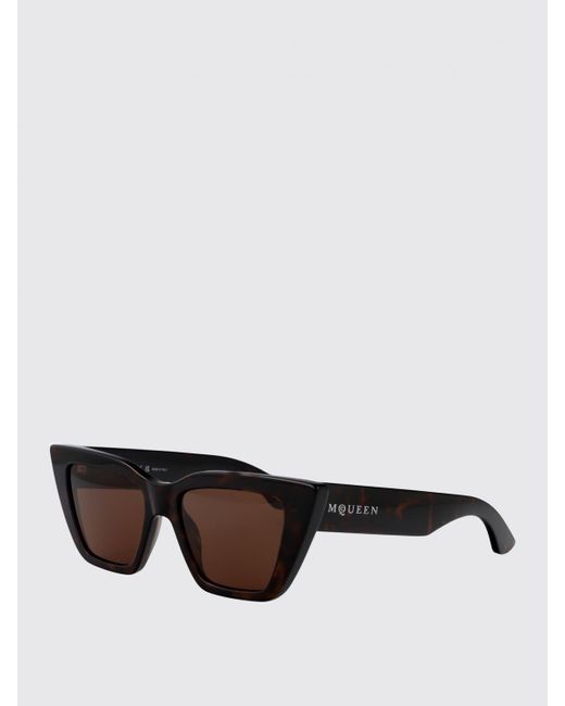 Alexander McQueen White Am0507S 002 Cateye Sunglasses