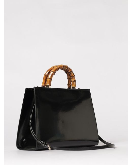 Just Cavalli Women's Black Brushed Faux Leather Bag